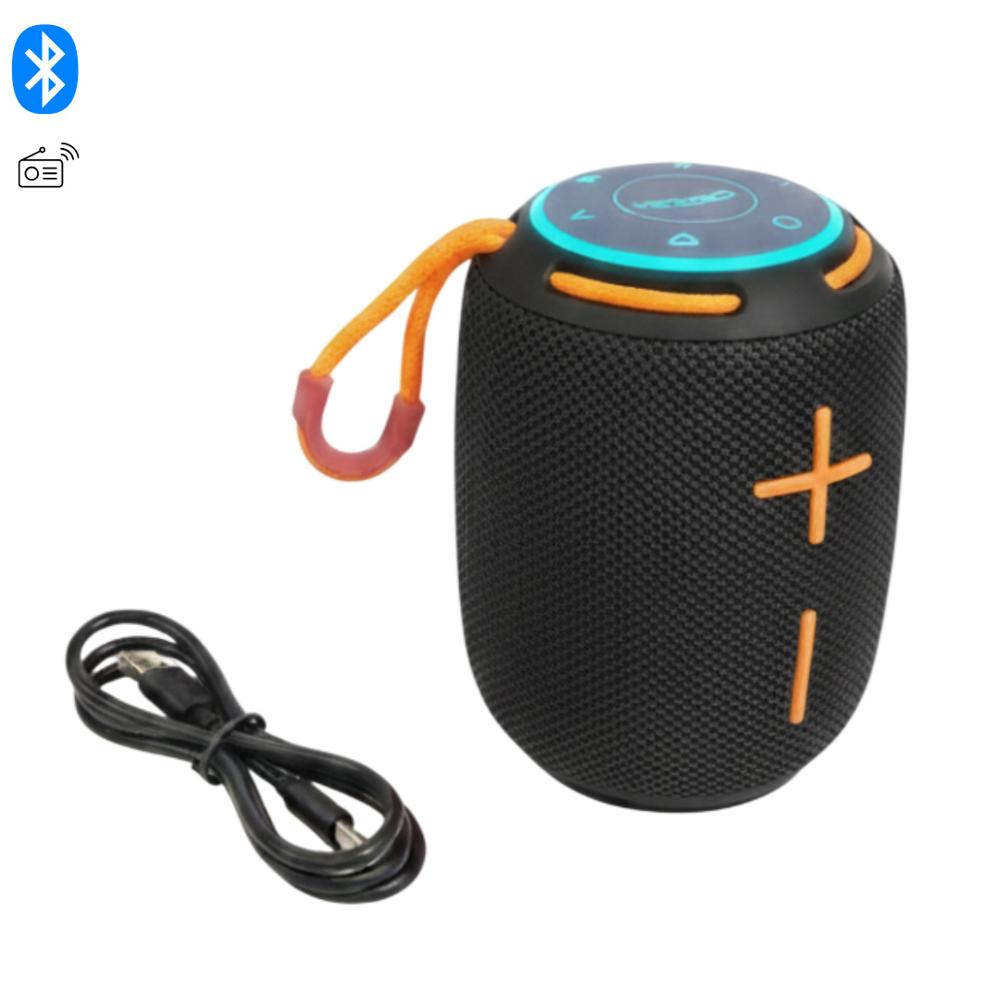 Mini Parlante Bluetooth Inalámbrico Kimiso Portátil Altavoz Negro  Entrada Type C Micro SD y más