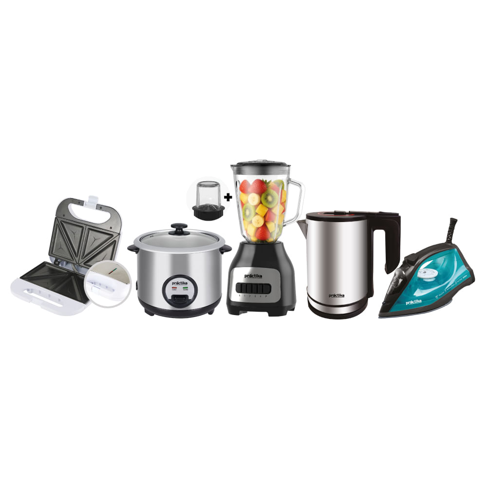 Pentacombo Practika Practika Lic-Olla-Plancha-Sandw-Hervidor