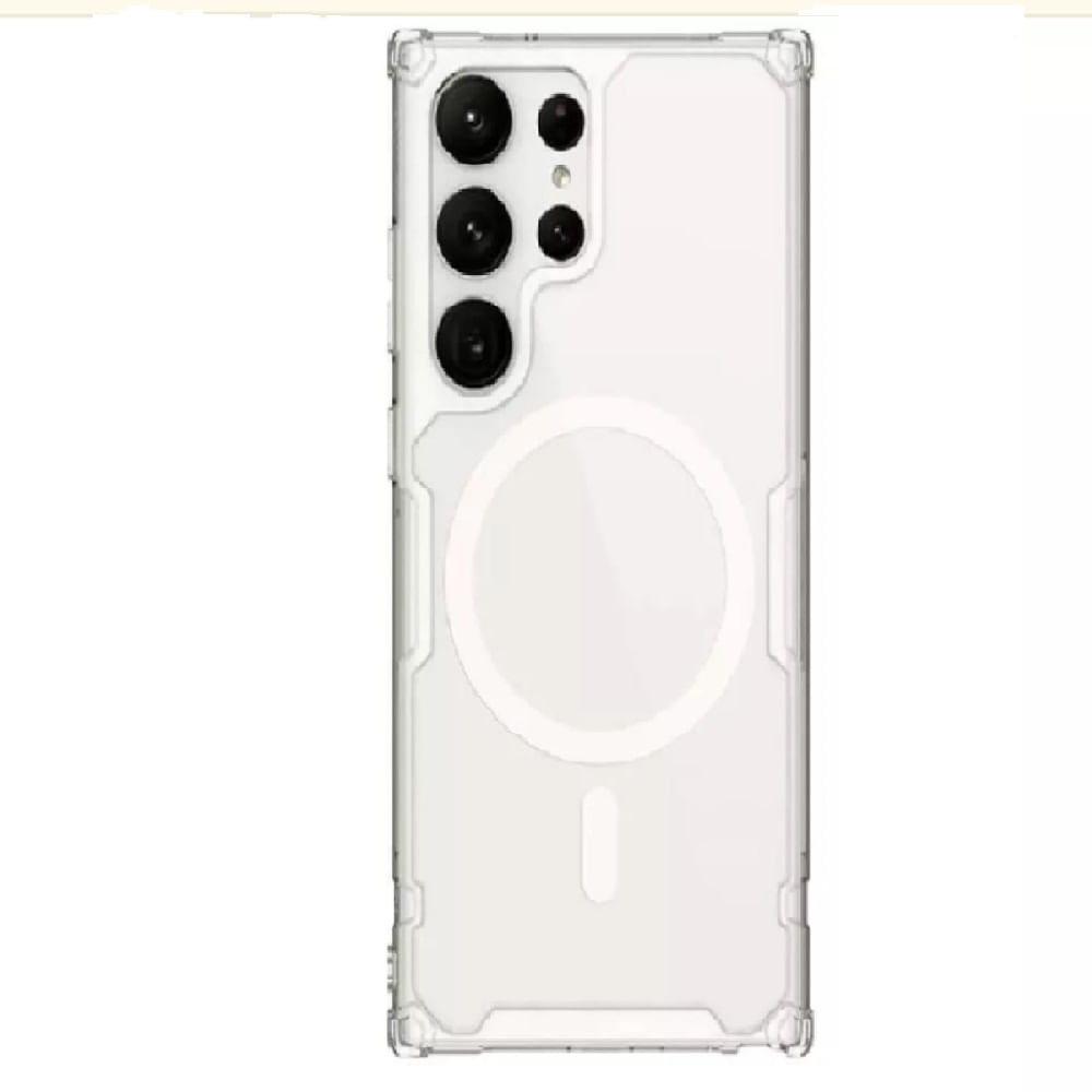 Case Nature TPU Pro Magnetic para Samsung S23 Ultra - Transparente