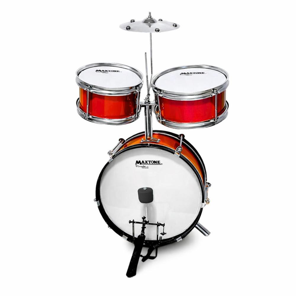 Batería Acústica Para Niños - Rojo