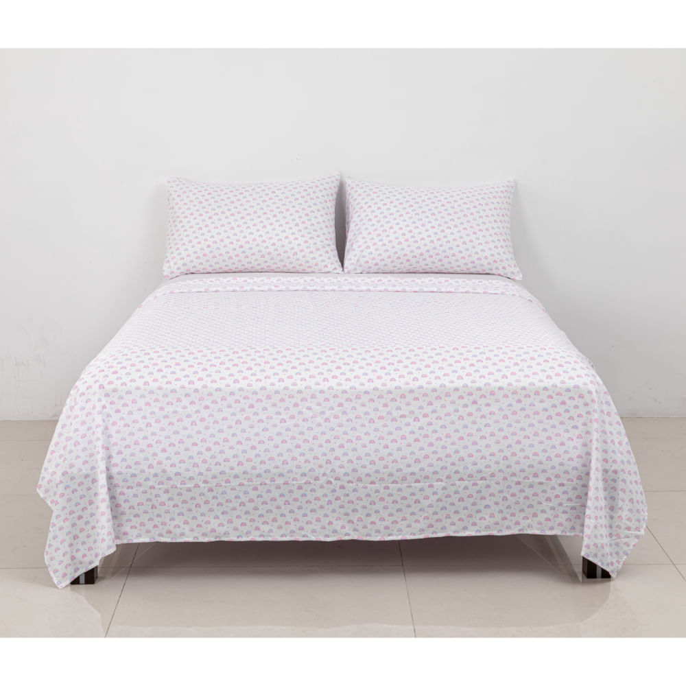 Sabana OI26 100% Micro Kids Arcoiris 2 Plazas
