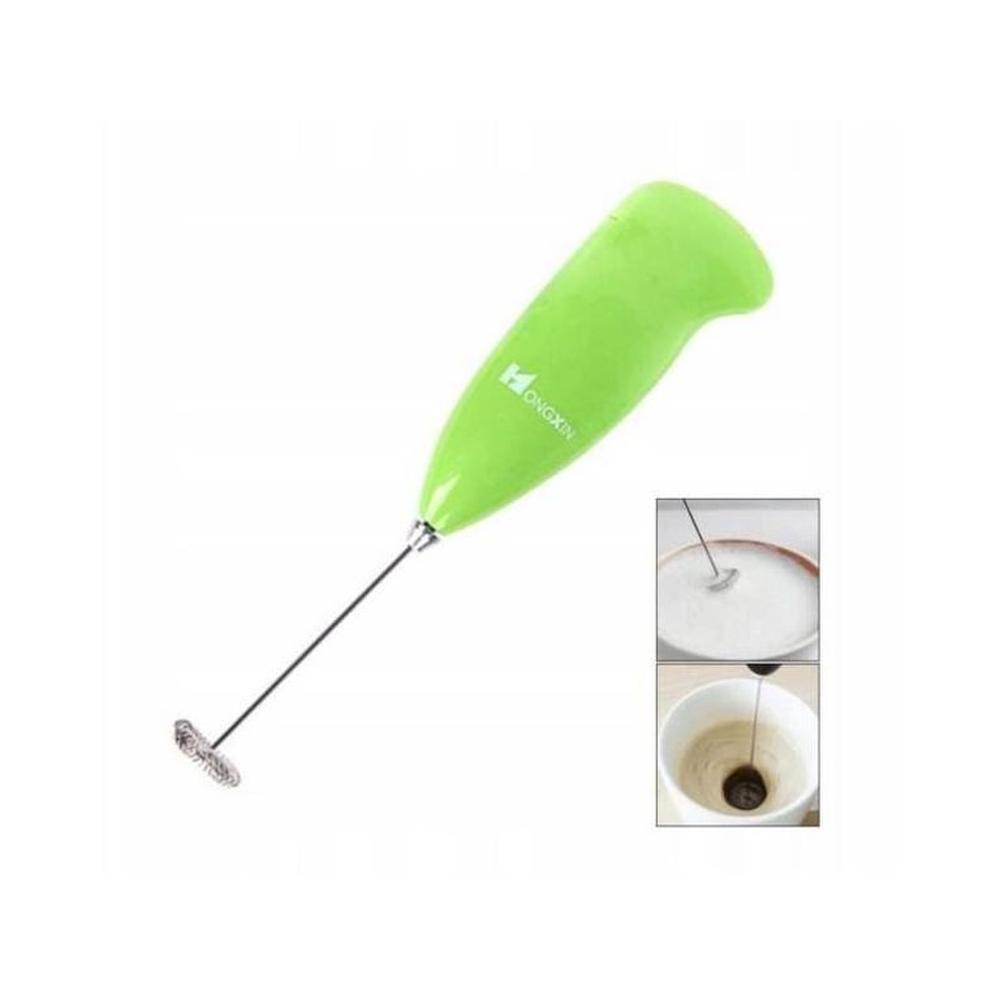 Batidor Espumadera de Cafe Manual Verde