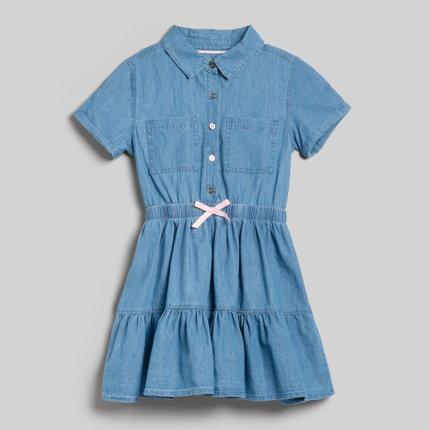 Vestido Para Niña Circus Chamb Tiempos