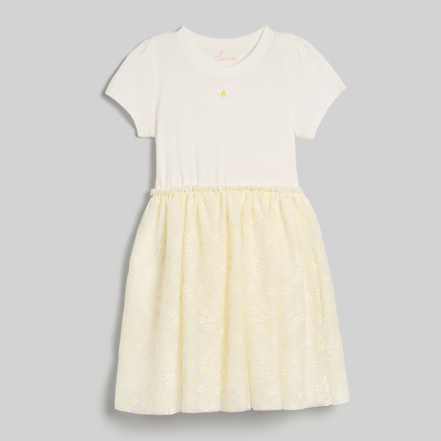 Vestido Para Niña Circus Tutu Flores