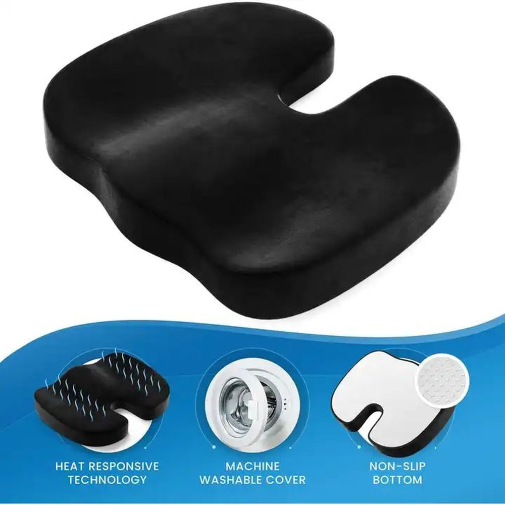 Kit Cojín ergonómico lumbar asiento y cuello auto camioneta