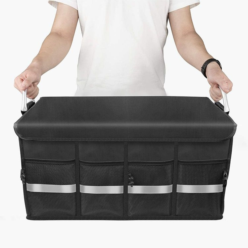 Organizador plegable almacenamiento maletera auto camioneta