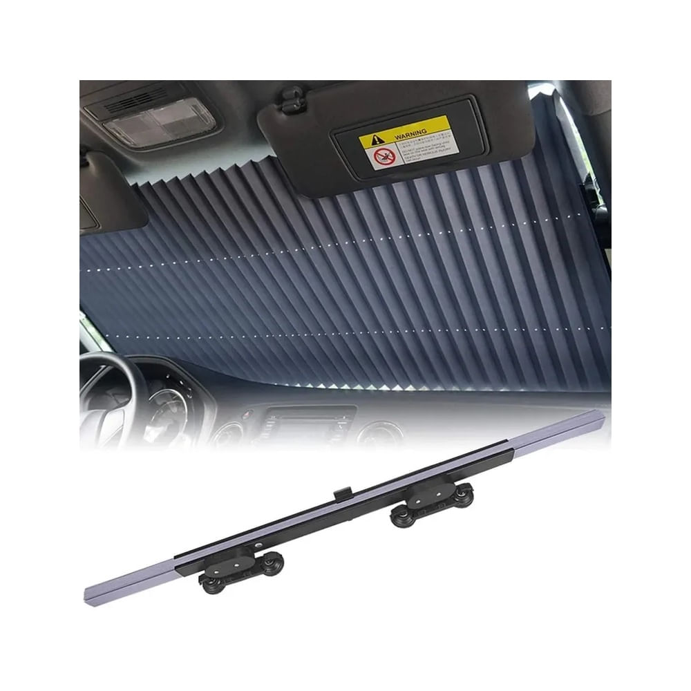 Tapasol parasol retráctil de aluminio para auto y camioneta