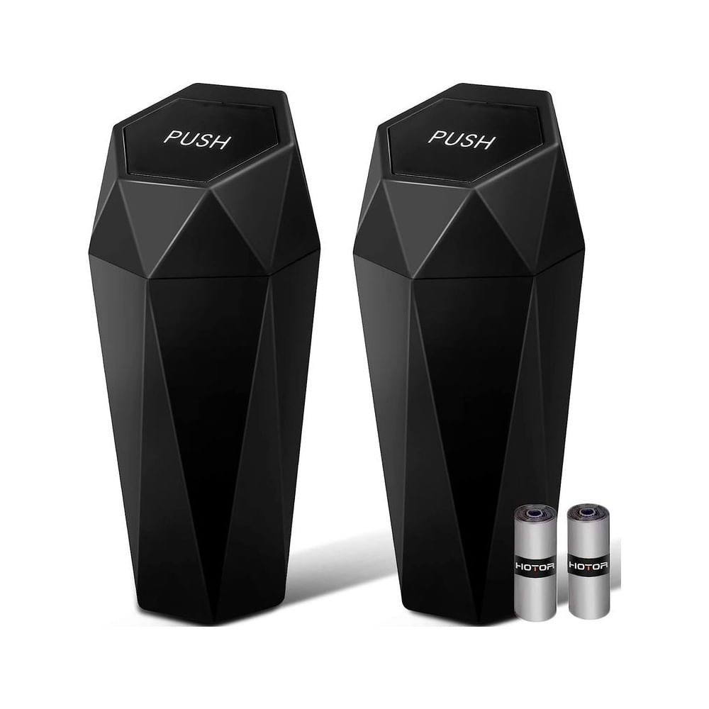 KIT cubo organizador tacho basura prisma para auto camioneta