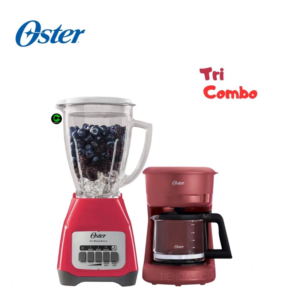 Duo Oster licuadora BLSTKAGMPB y Cafetera 5Tazas