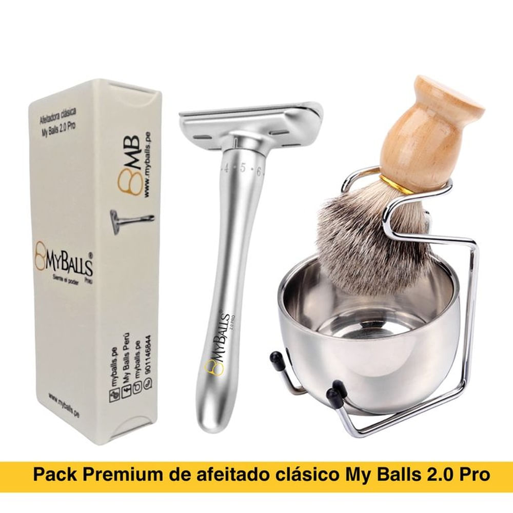 Pack Premium de Afeitado clásico My Balls 2.0 Pro®