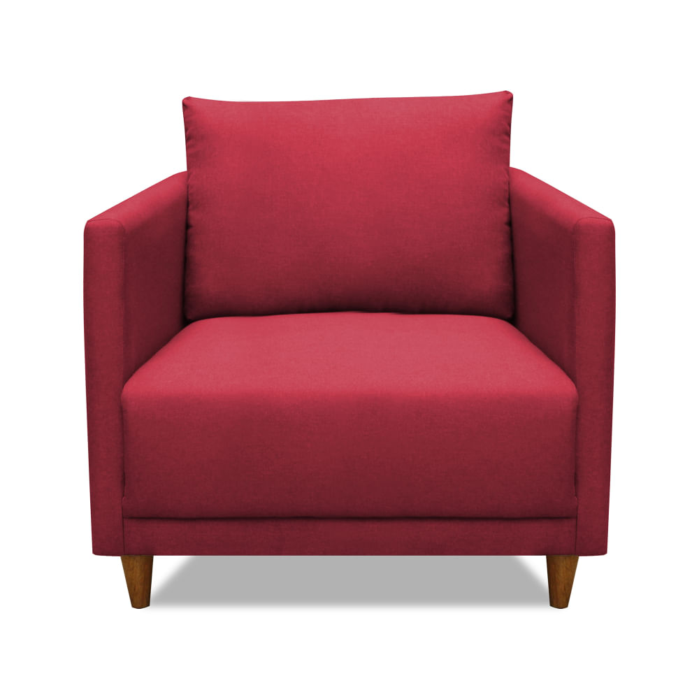 Sillon Casabella Tarragona 1 Cuerpo Rojo