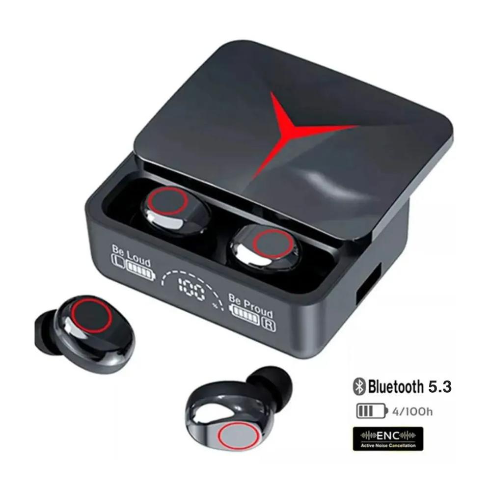 Audífonos Bluetooth M90 PRO con Cancelación Ruido ENC y Voz HD Pantalla Digital