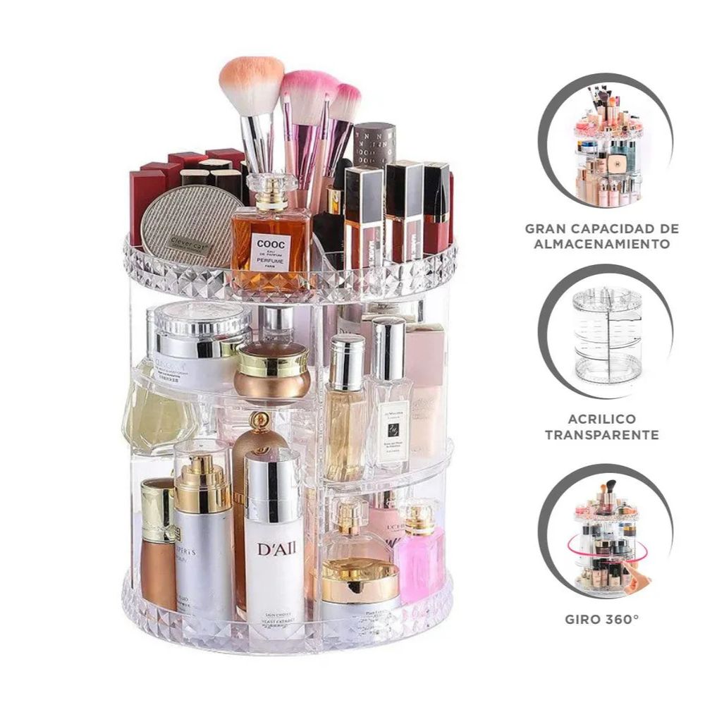 Organizador de Maquillaje Giratorio