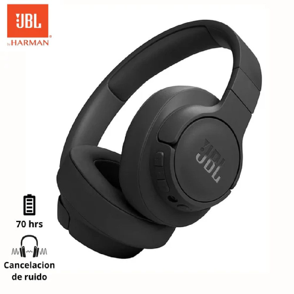 Audifono inalambrico JBL Tune 770 NC Cancelacion de Ruido Negro