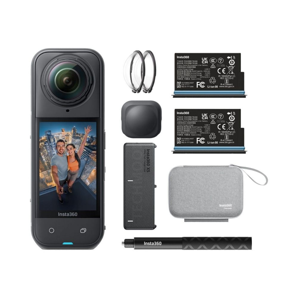 INSTA 360 - X5 ESSENTIALS BUNDLE - BLACK