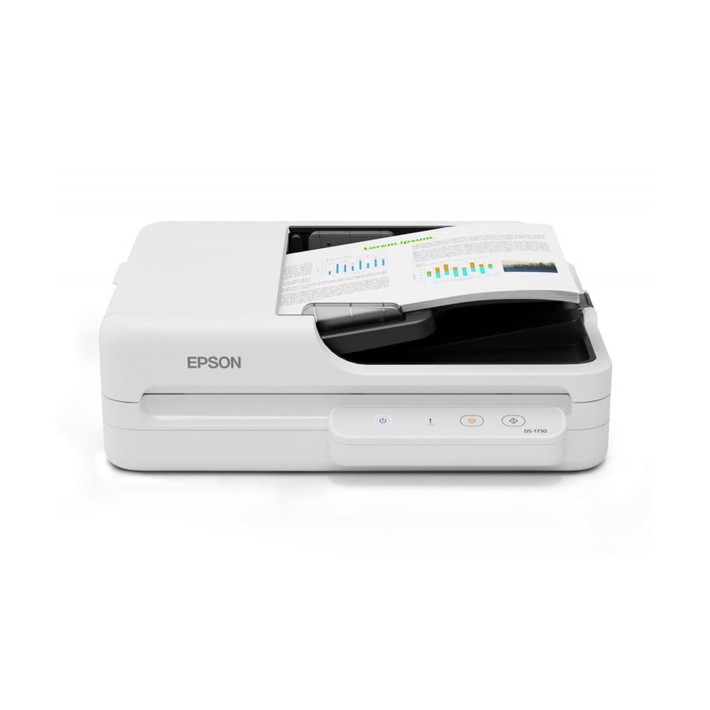 Escáner de documentos Epson DS 1730 a color Duplex USB 2 0 para oficina compacta
