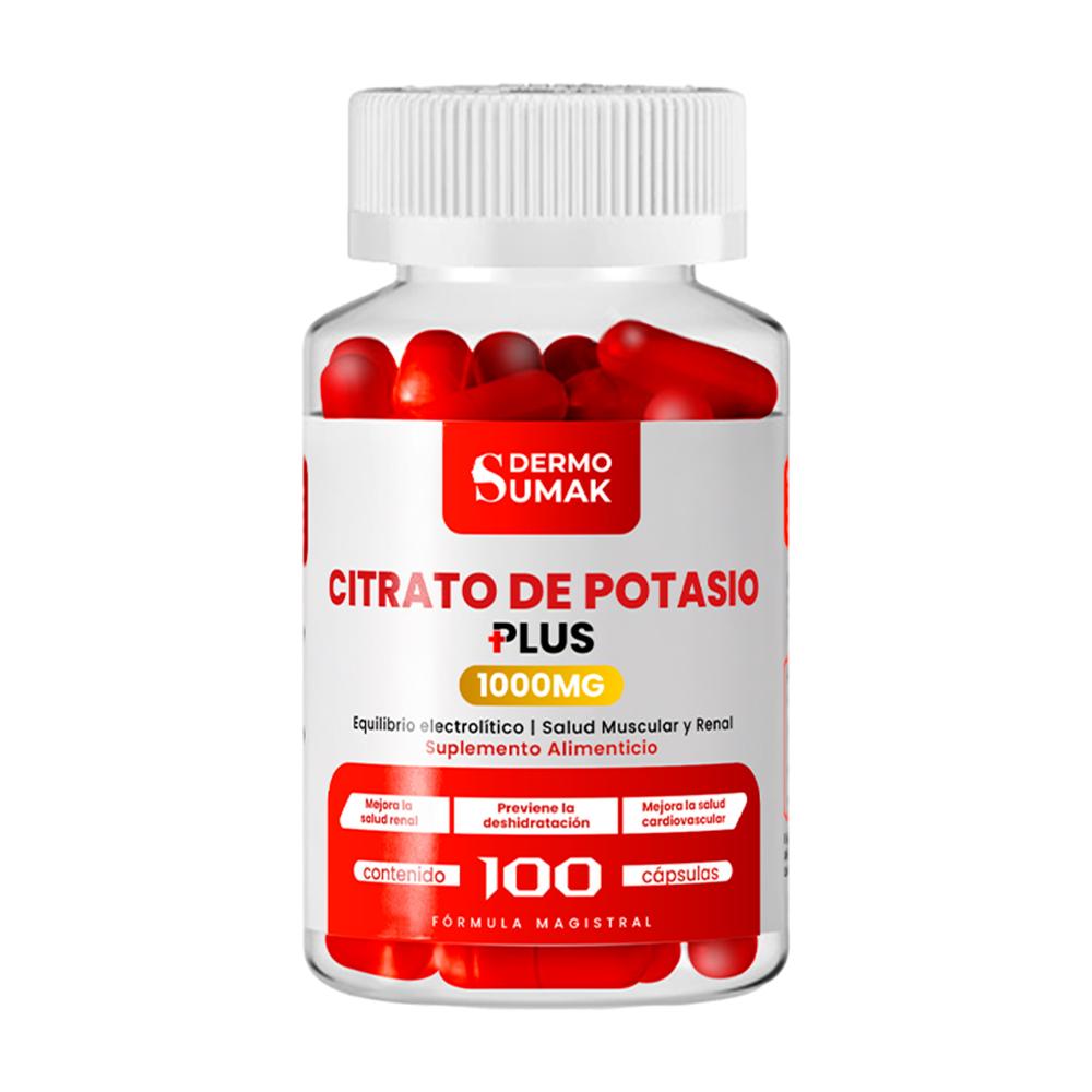 Citrato de Potasio Plus 1000mg 100 Cap Dermo Sumak
