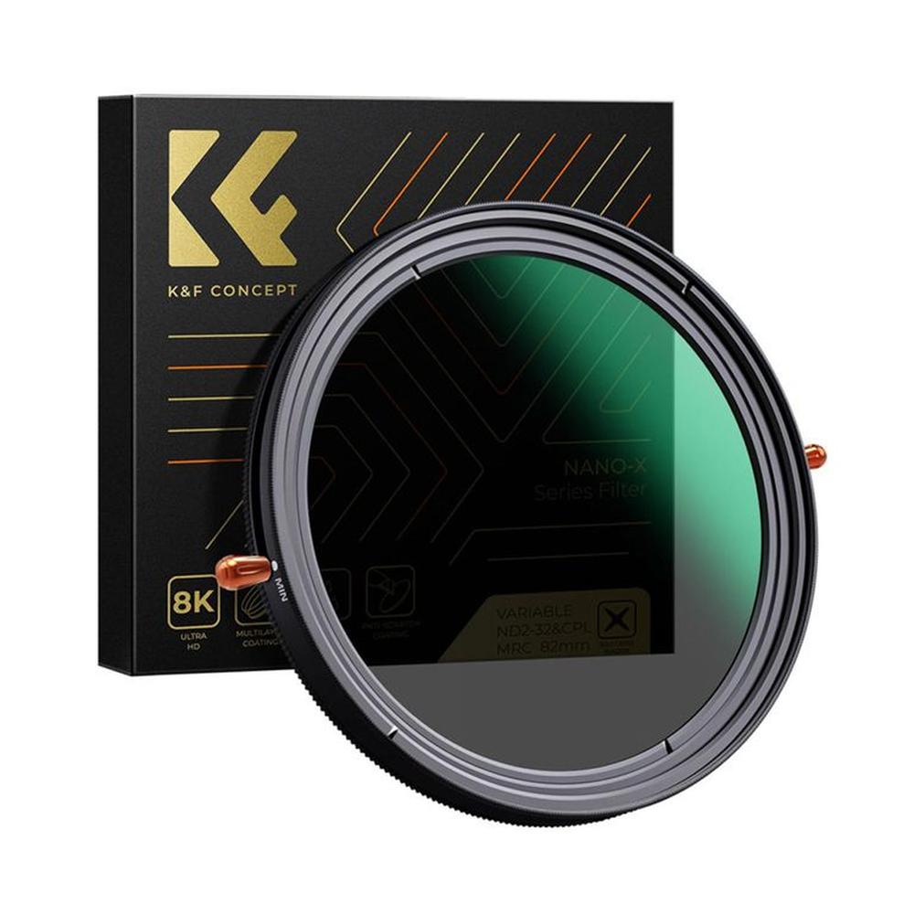 Filtro K&F Concept Variable ND2-32 + CPL Polarizador 67mm - KF011085v1