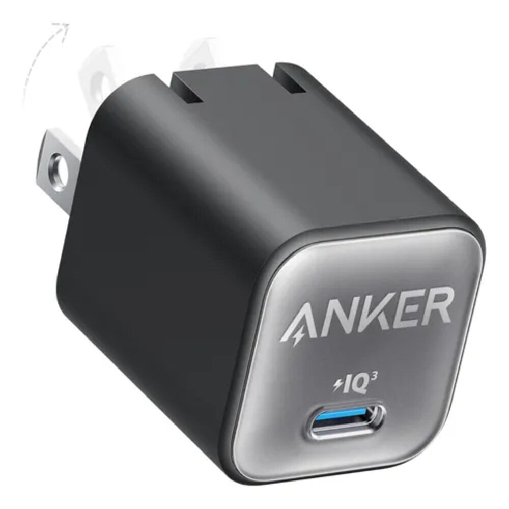 CARGADOR ANKER 511 NANO 3 30w  NEGRO