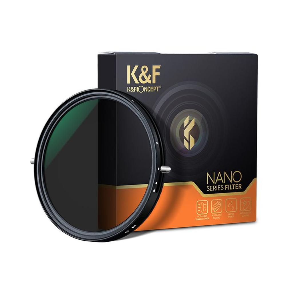 Filtro K&F Concept Variable ND2-32 + CPL Polarizador 49mm - KF011376