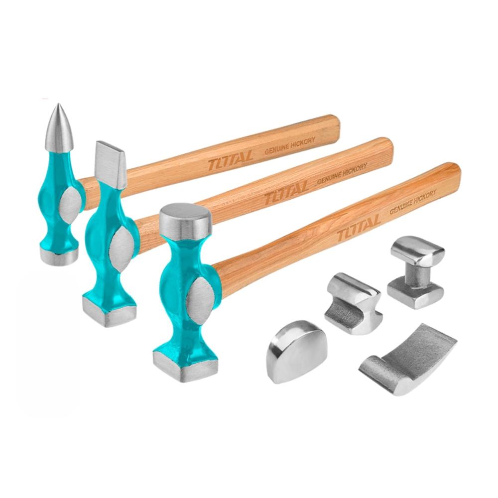 Juego de martillos para planchar 7 piezas Total TBAFO712