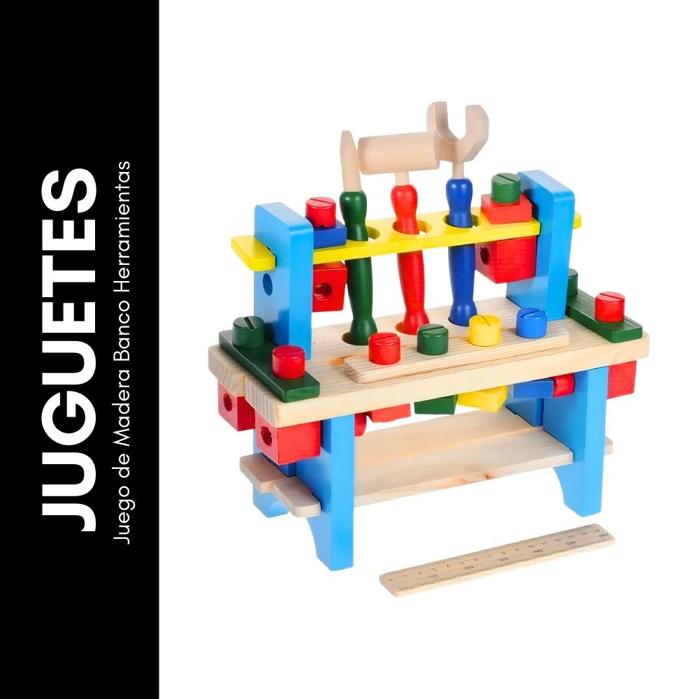Juego de Madera Banco Herramientas