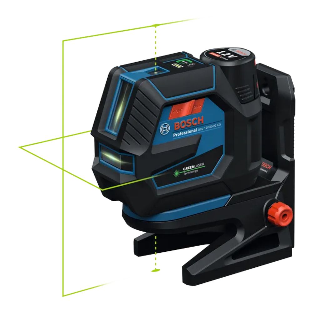 Nivel Láser GCL 12V-50-22 CG + BT150 Bosch