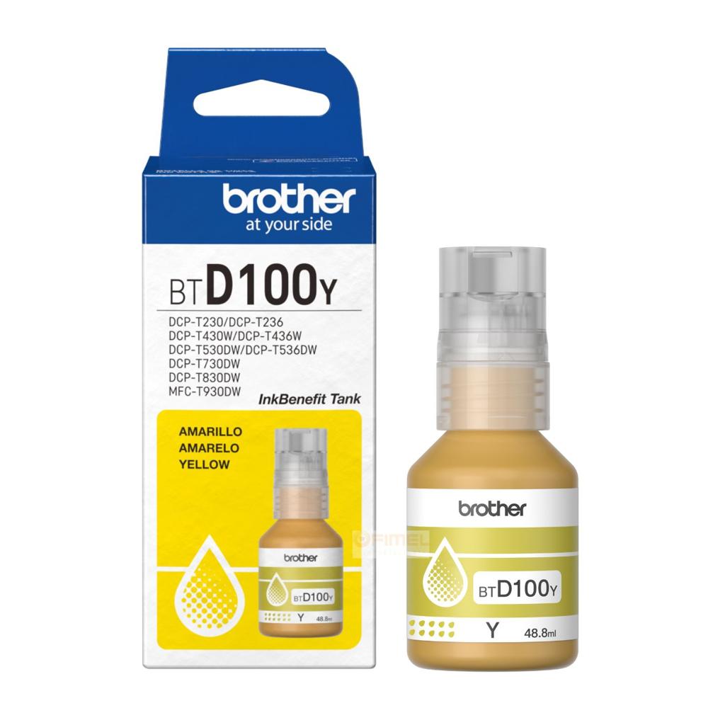 Tinta Brother BTD100Y Amarillo