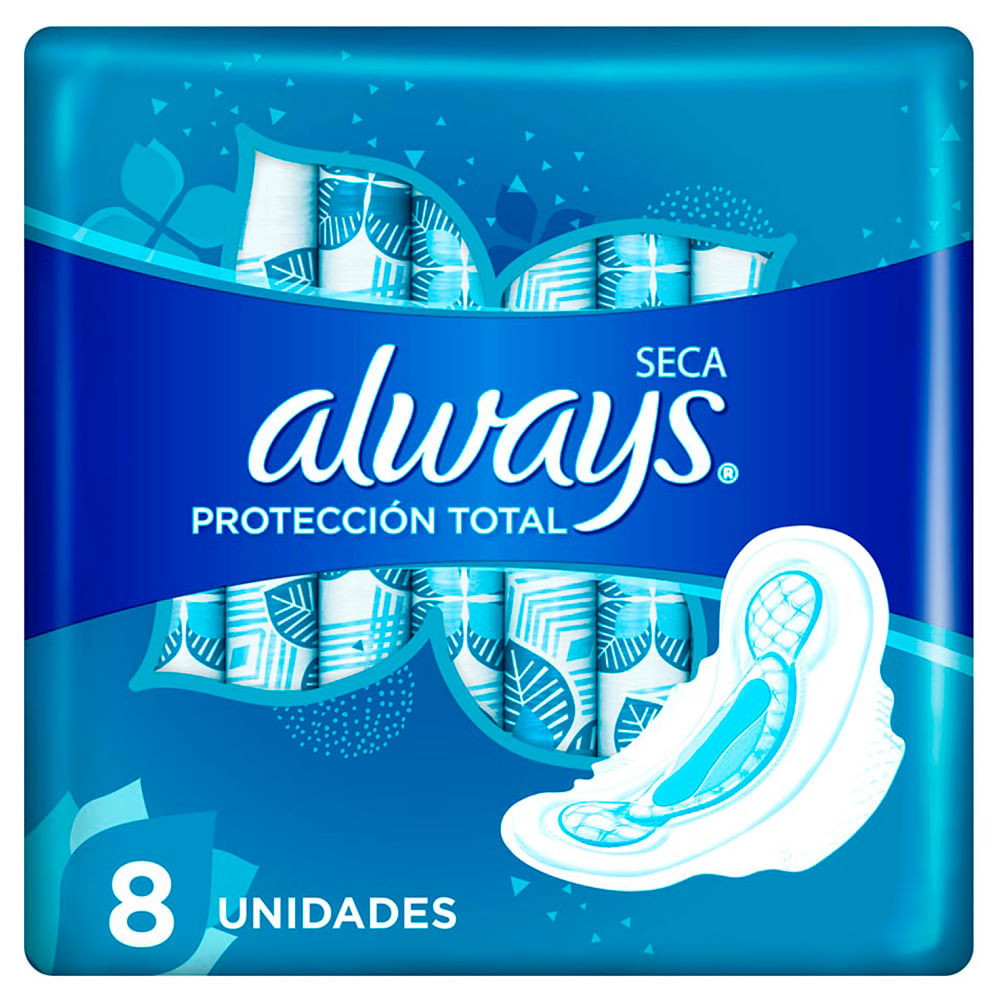 Protección Total Always Malla Seca 8 unidades