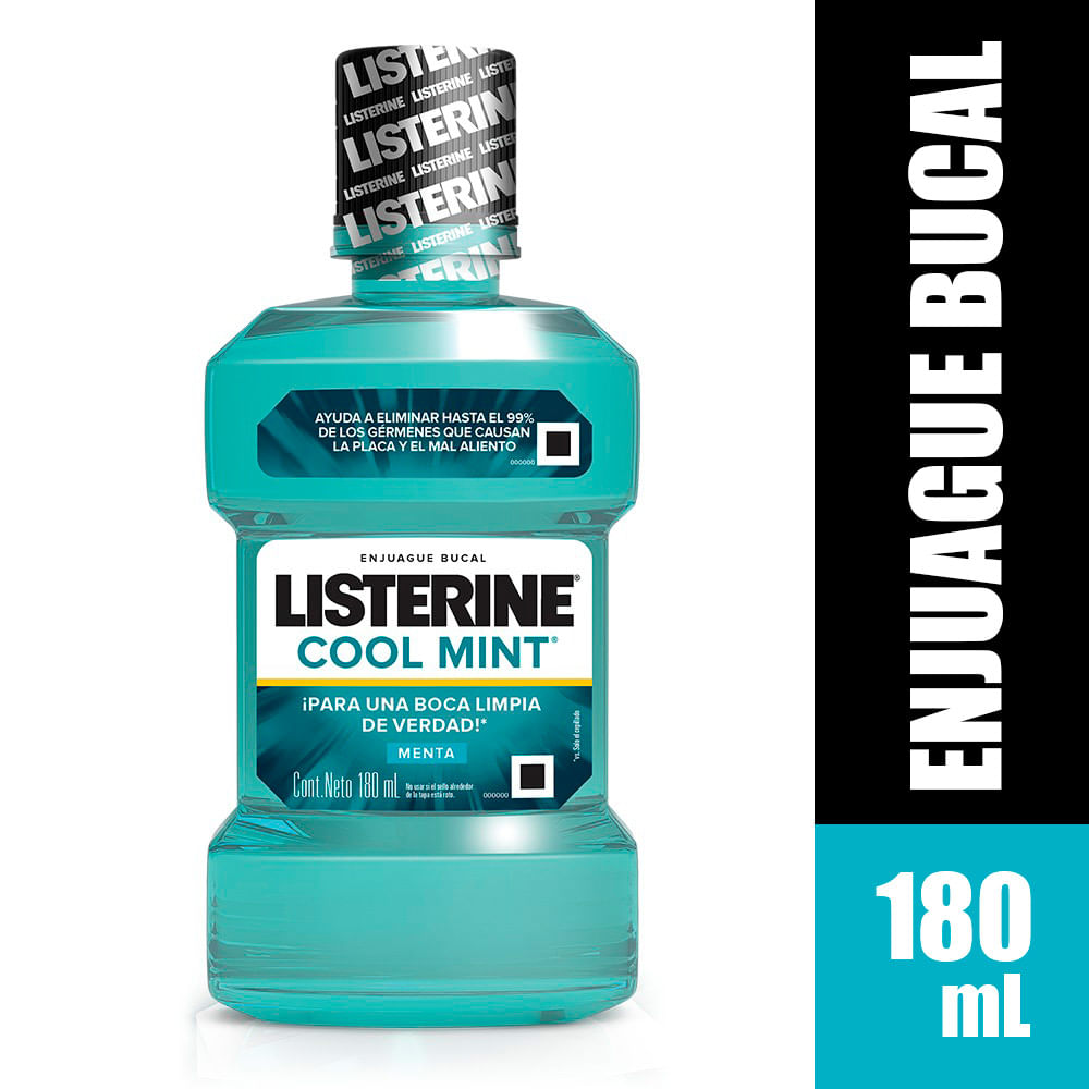 Enjuague Bucal Listerine Cool Mint Menta 180ml