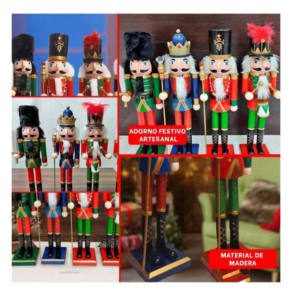 Cascanueces Estilo Navideño y Tradicional de Set 4