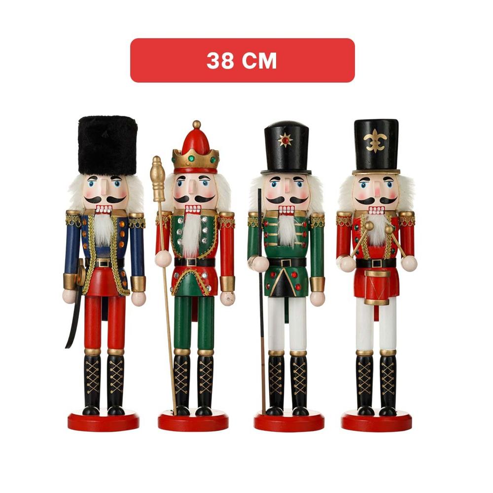 Pack2 Cascanueces Decorativo en Set 4 Y+Regalo Stickers