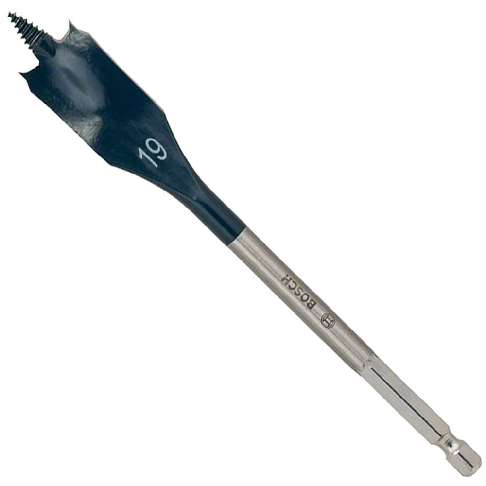 Broca Paleta 1/4" Hex 19 x 152mm para Madera Bosch Broca de Paleta para Madera Bosch 1/4" Hexagonal 19 × 152 mm