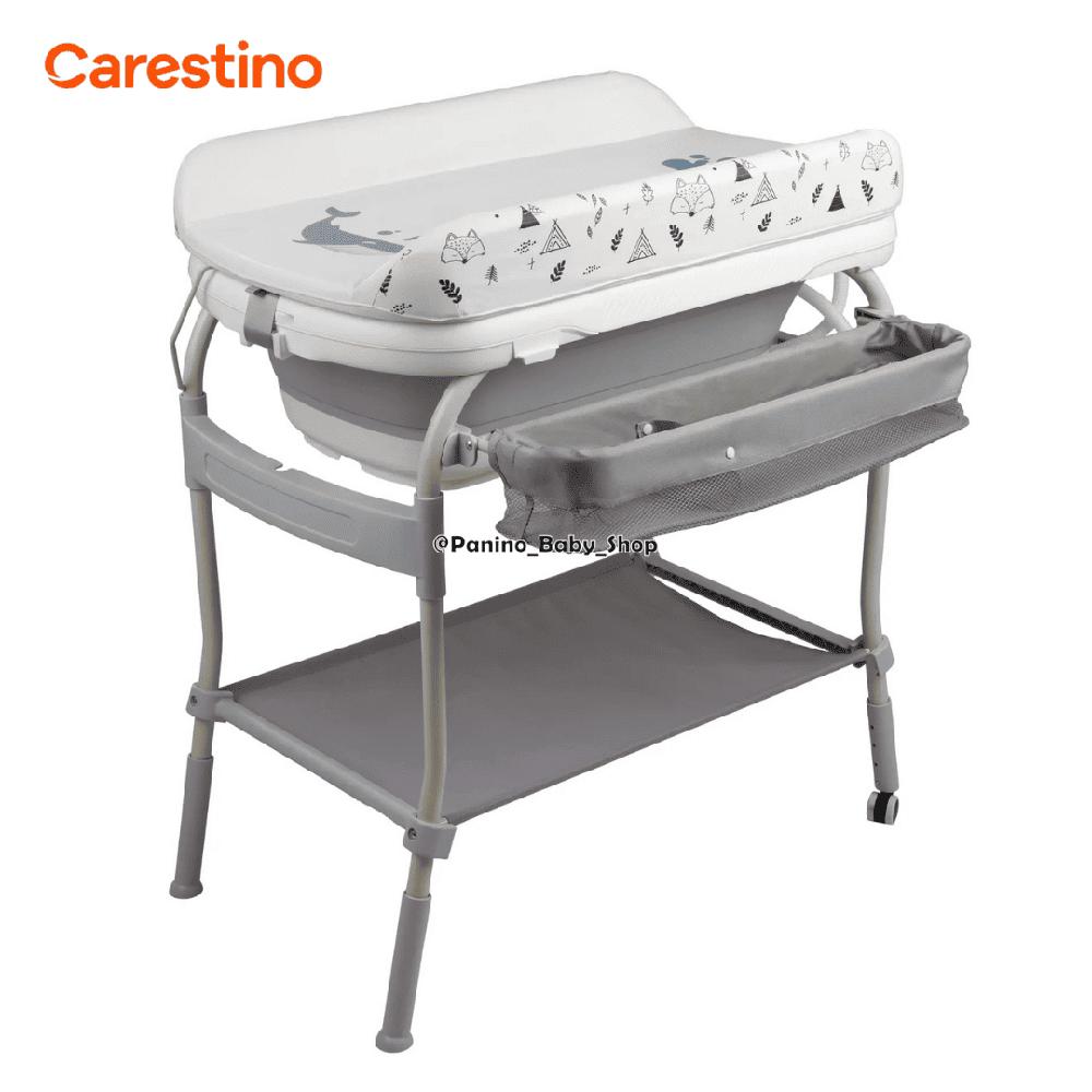 Bañera y Cambiador 2 Niveles CARESTINO -OASIS- Gris