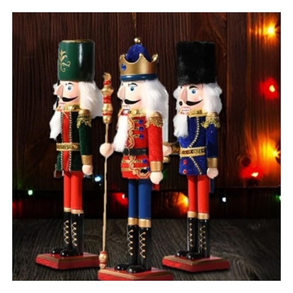 Pack2 Cascanueces Decorativo en Set 3 Y+Regalo Stickers
