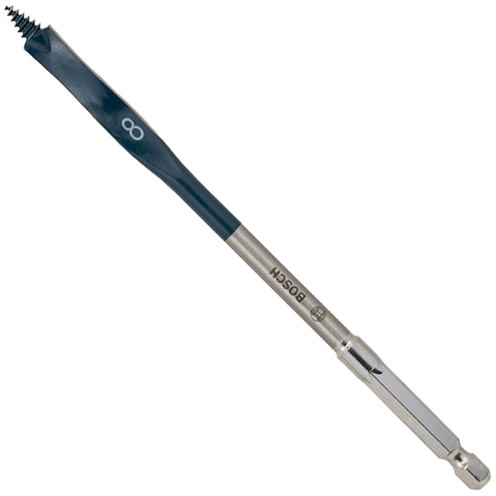 Broca Paleta 1/4" Hex 8 x 152mm para Madera Bosch