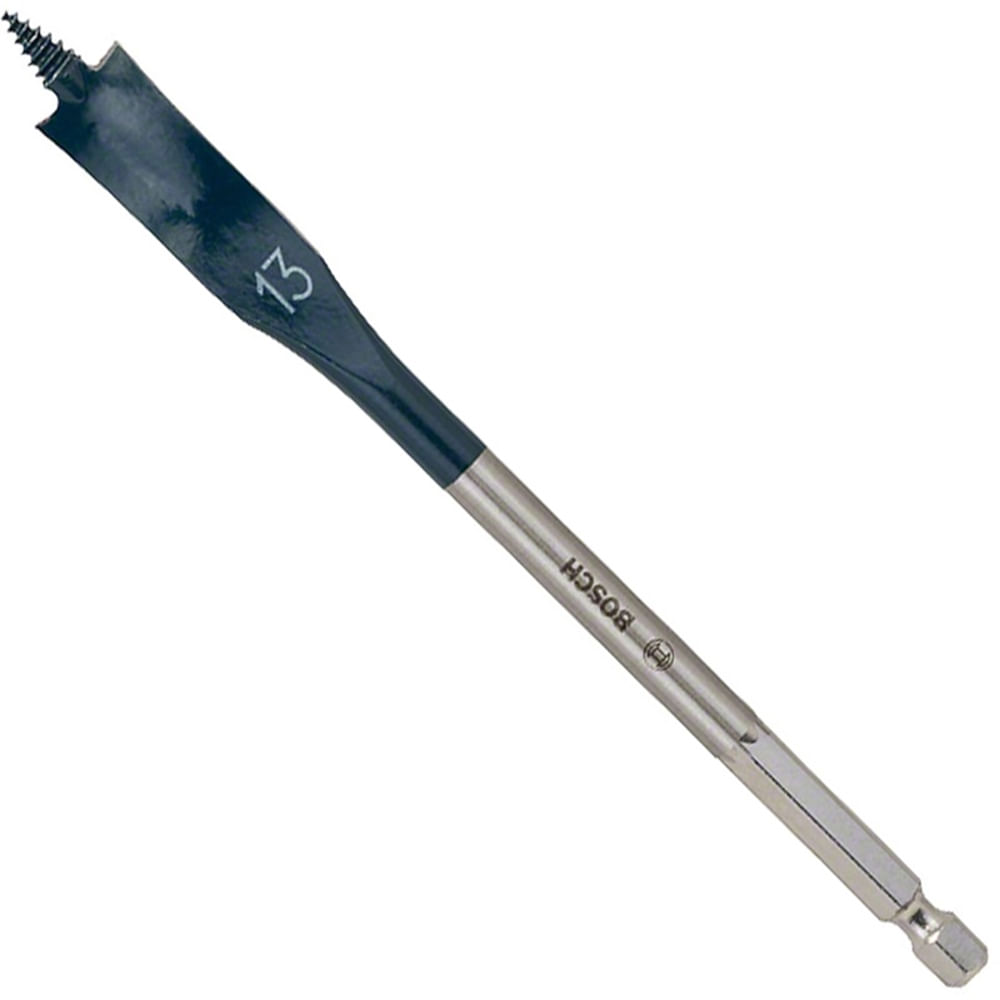 Broca Paleta 1/4" Hex 13 x 152mm para Madera Bosch