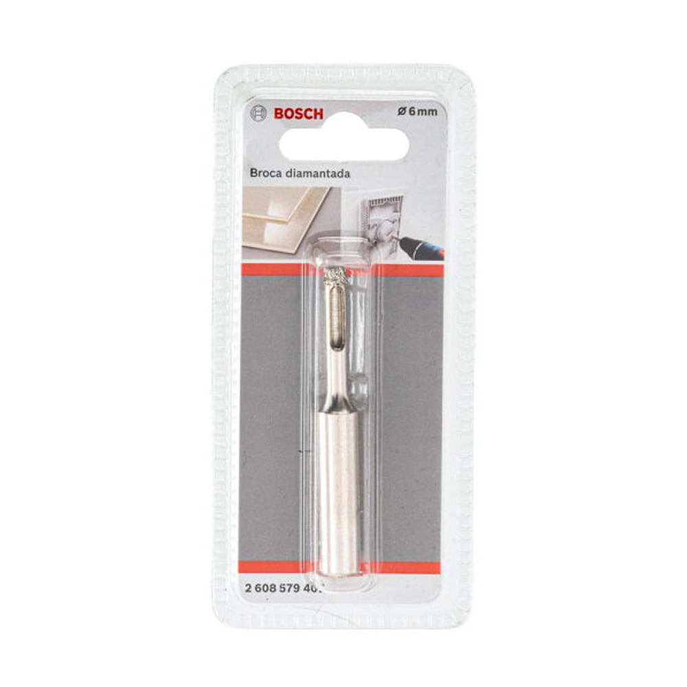 Broca Diamantada Bosch  6mm para Porcelanato