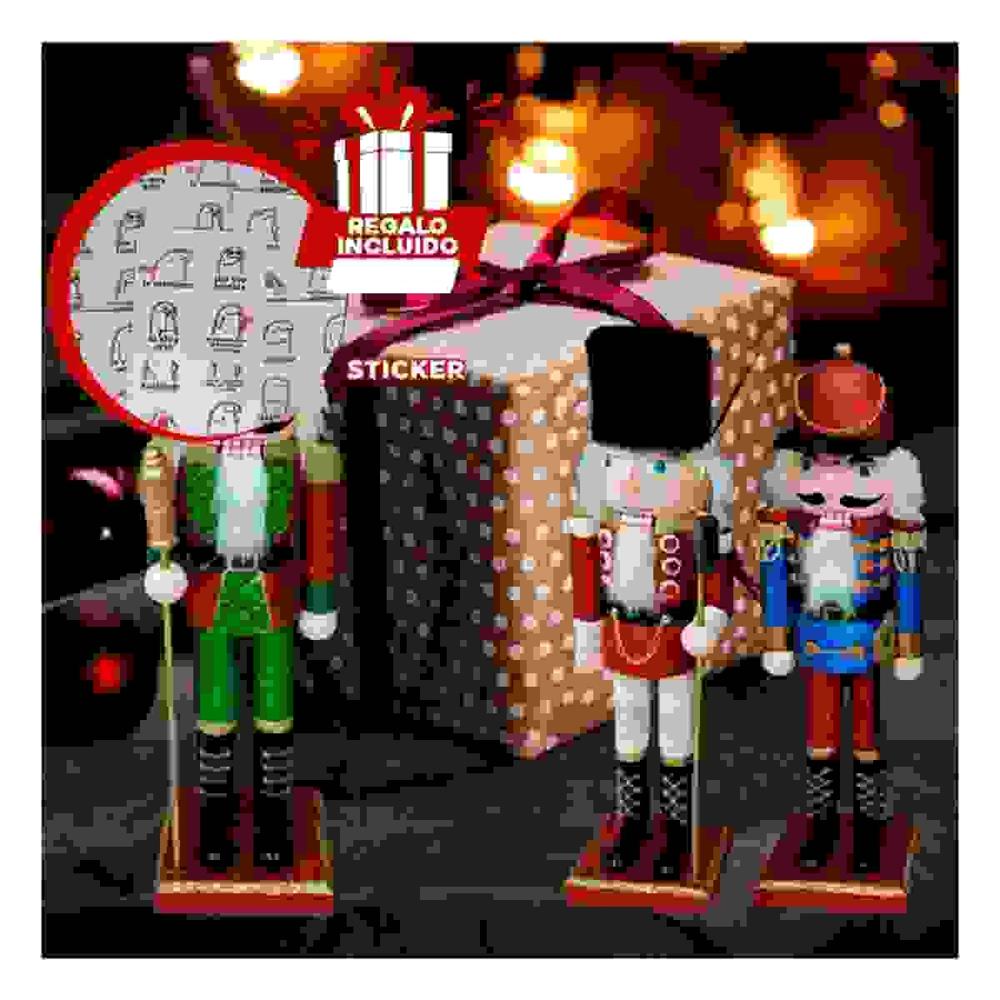 Cascanueces para Embellecer Pieza Set de 3 Y+Regalo Stickers