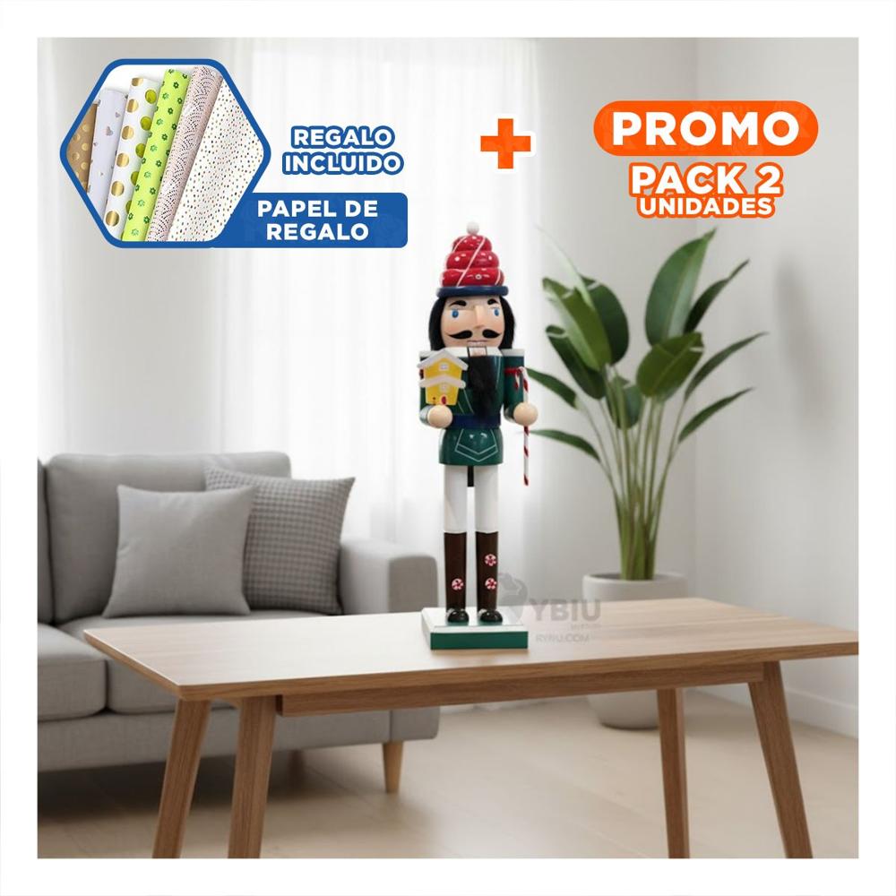 Pack2 Adorno Moderno en Tono Multicolor Y+Papel de Regalo