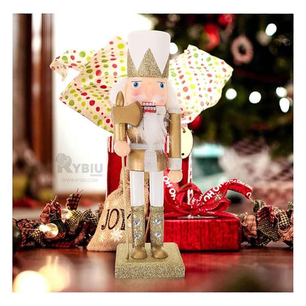 Cascanuez Majestuoso en Blanco Y+Ligas de Regalo