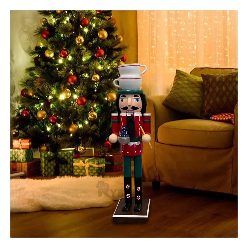 Cascanuez de 38 cm en Tono Azul Y+Ligas de Regalo