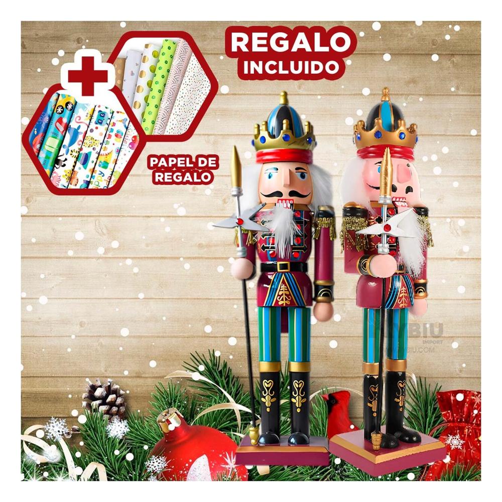 Cascanuez Deslumbrante y Duradero Guinda Y+Papel de Regalo