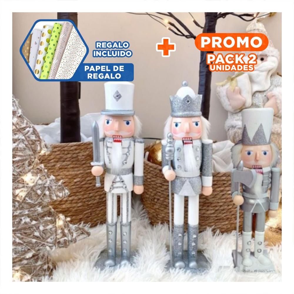 Pack2 Soldados Ligeros de Piso Multicolor Y+Papel de Regalo