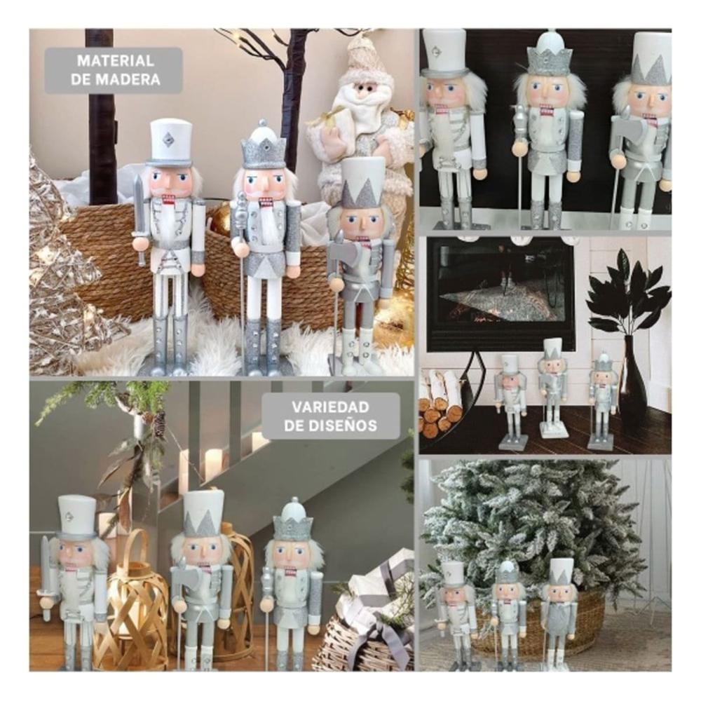 Cascanueces Navideños Practicos y Utiles en Set 3 Multicolor