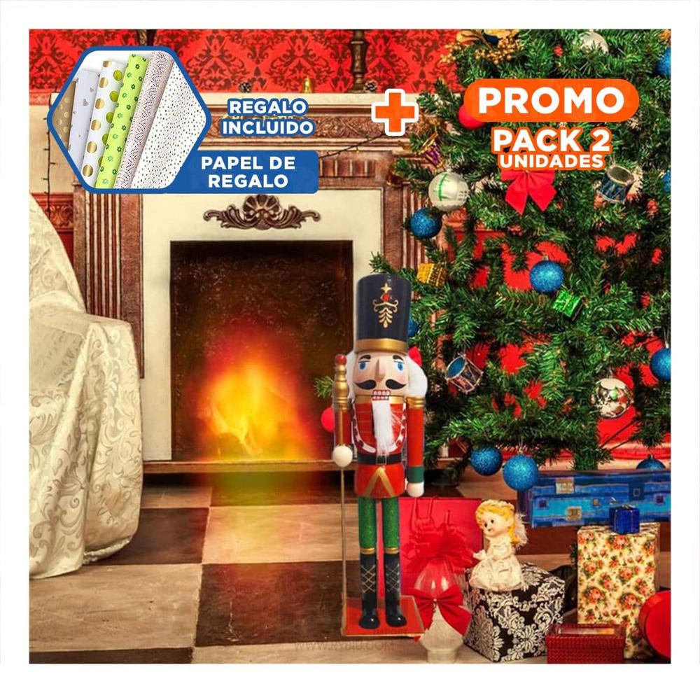 Pack2 Cascanuez Versatil en Rojo y Verde Y+Papel de Regalo