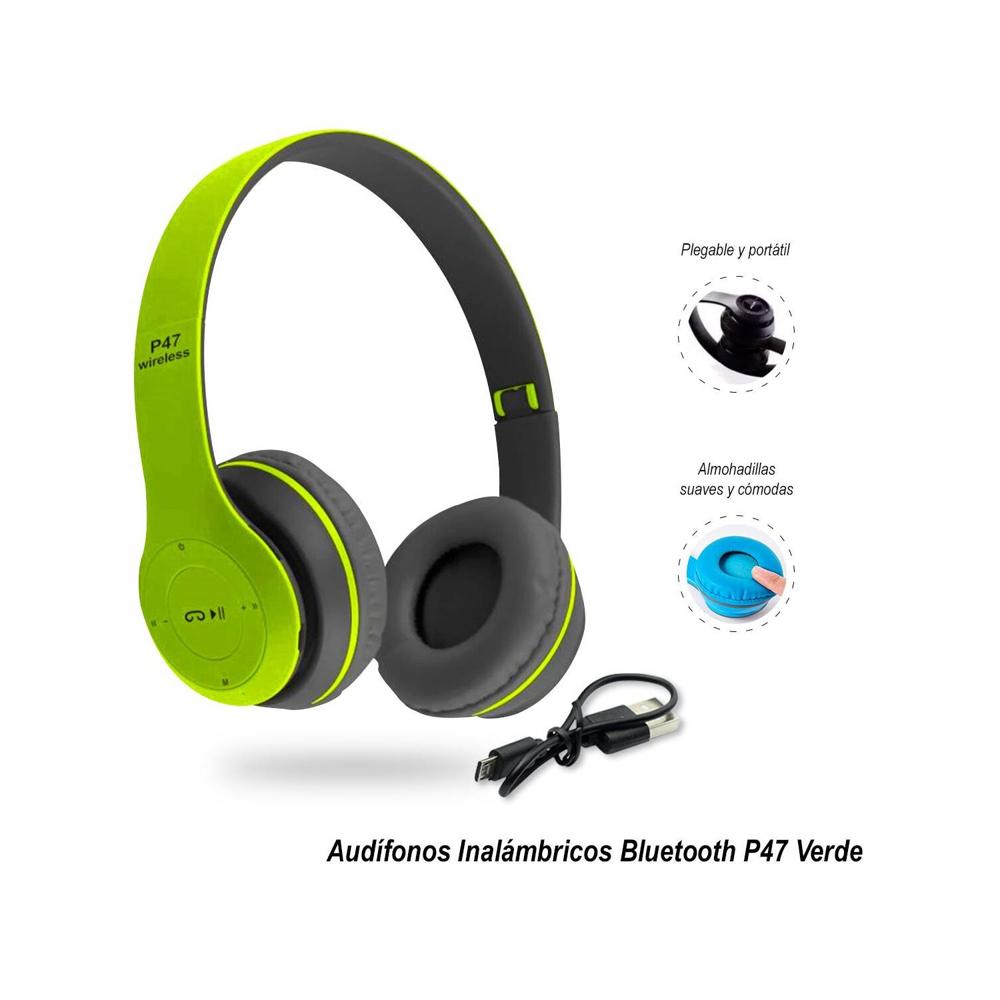Audífonos Inalámbricos P47 con Bluetooth 5.0 | Verde