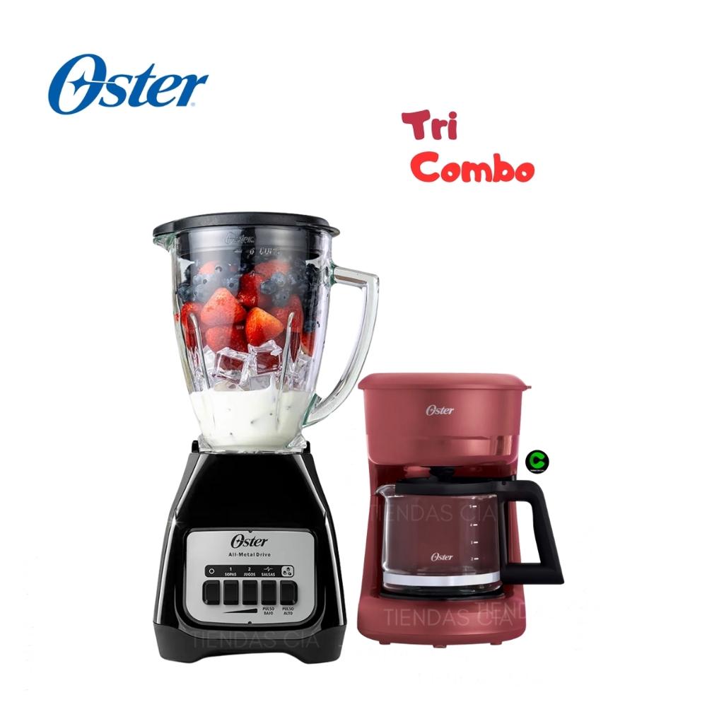 Pack Oster Licuadora BLSTKAG-BPB y Cafetera 5Tazas