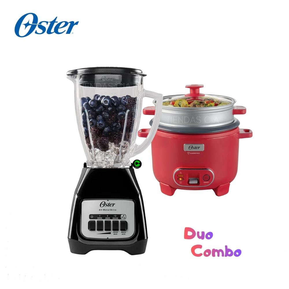 Duo Oster Licuadora BLSTKAG-BPB y Olla Arrocera CKSTRC10DFPNK