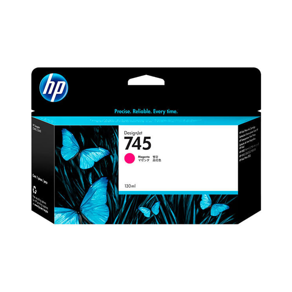 Tinta HP 745A Magenta 130ml para Impresoras de Gran Format